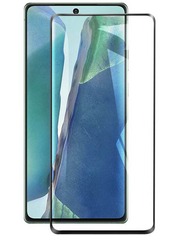 

Защитное стекло LuxCase для Samsung Galaxy Note 20 3D PMMA Black Frame 84120, 84120