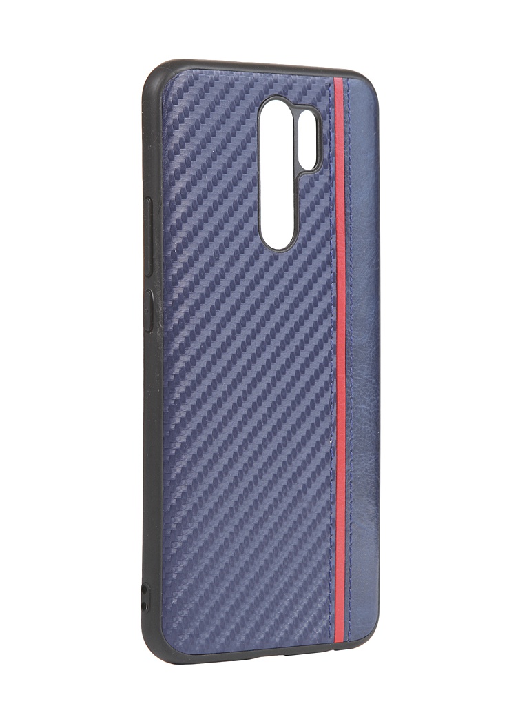 фото Чехол g-case для xiaomi redmi 9 carbon dark blue gg-1275