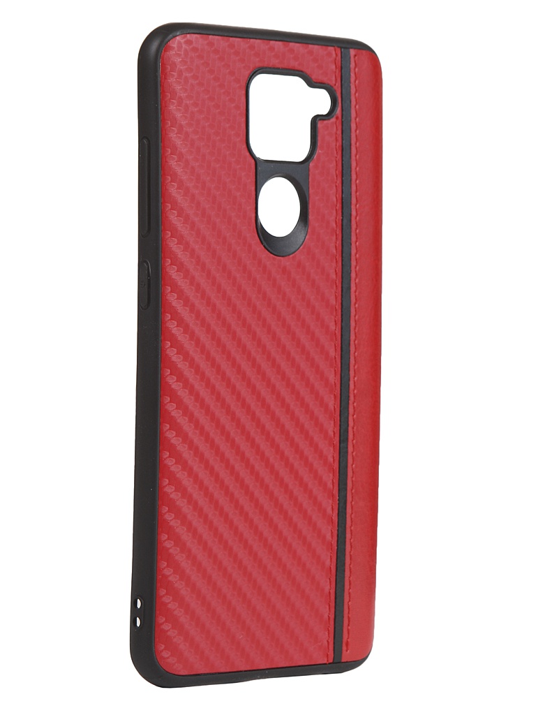 фото Чехол g-case для xiaomi redmi note 9 carbon red gg-1261