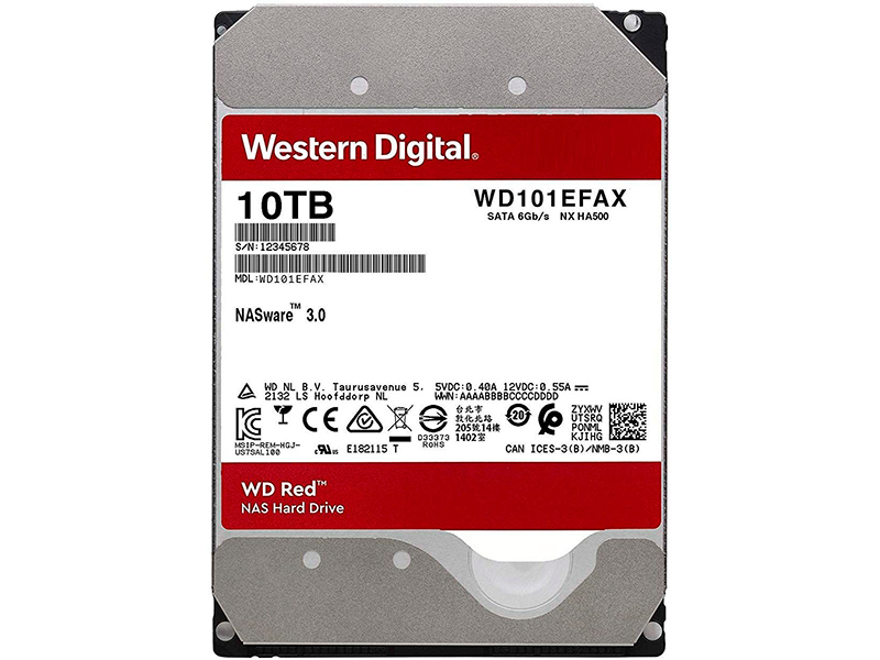 фото Жесткий диск western digital 10tb red wd101efax