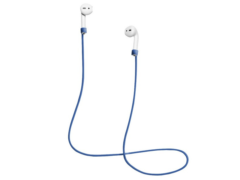 

Силиконовый шнурок Krutoff Blue 09713, 09713