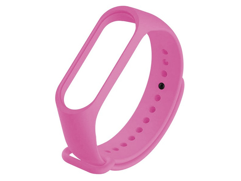 фото Aксессуар ремешок krutoff для xiaomi mi band 3/4 silicone pink 03687