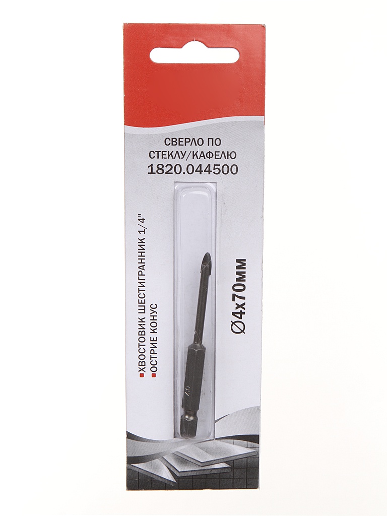 

Сверло Elitech по стеклу и кафелю 4x70mm 1820.044500, 1820.044500