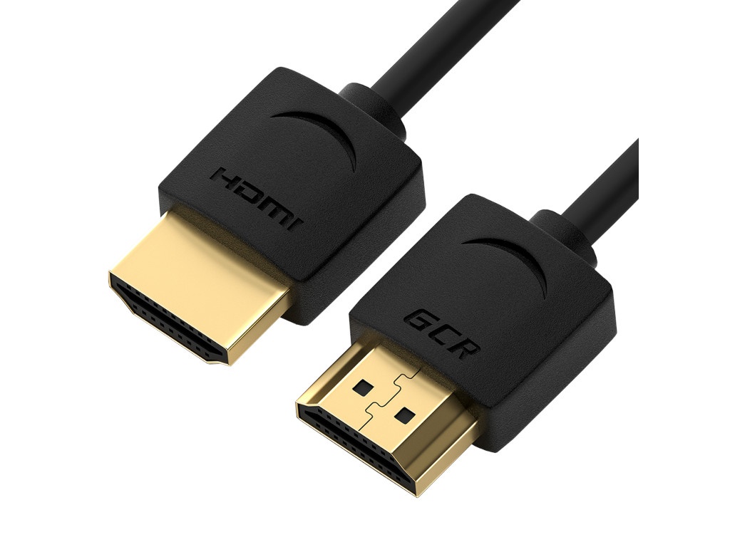 

Аксессуар Greenconnect Slim HDMI M/M v2.0 30cm Black GCR-51591, GCR-51591