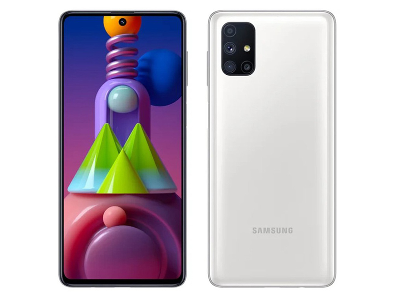 фото Сотовый телефон samsung sm-m515f galaxy m51 6gb/128gb white выгодный набор + серт. 200р!!!