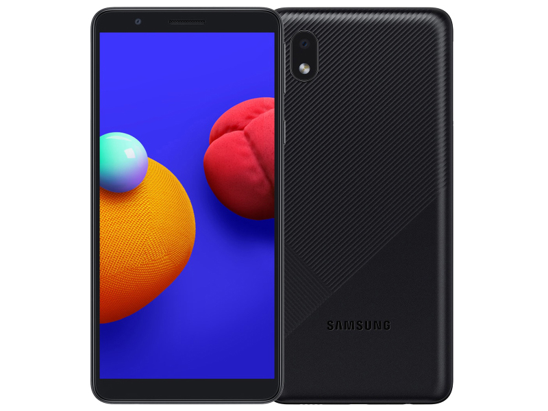 Сотовый телефон Samsung SM-A013F Galaxy A01 Core 1/16Gb Black Выгодный набор + серт. 200Р!!!