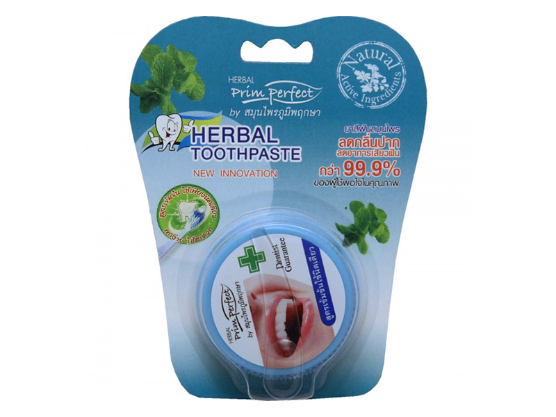 фото Зубная паста prim perfect herbal toothpaste 25g 0783