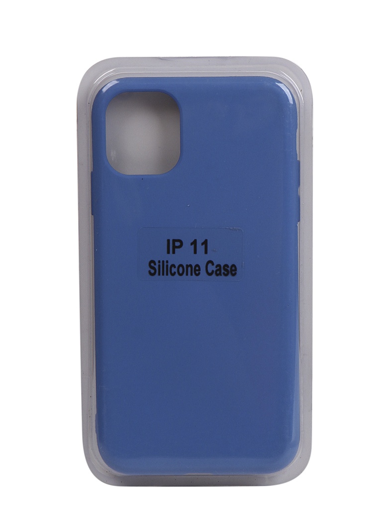 фото Чехол innovation для apple iphone 11 silicone case blue 17037