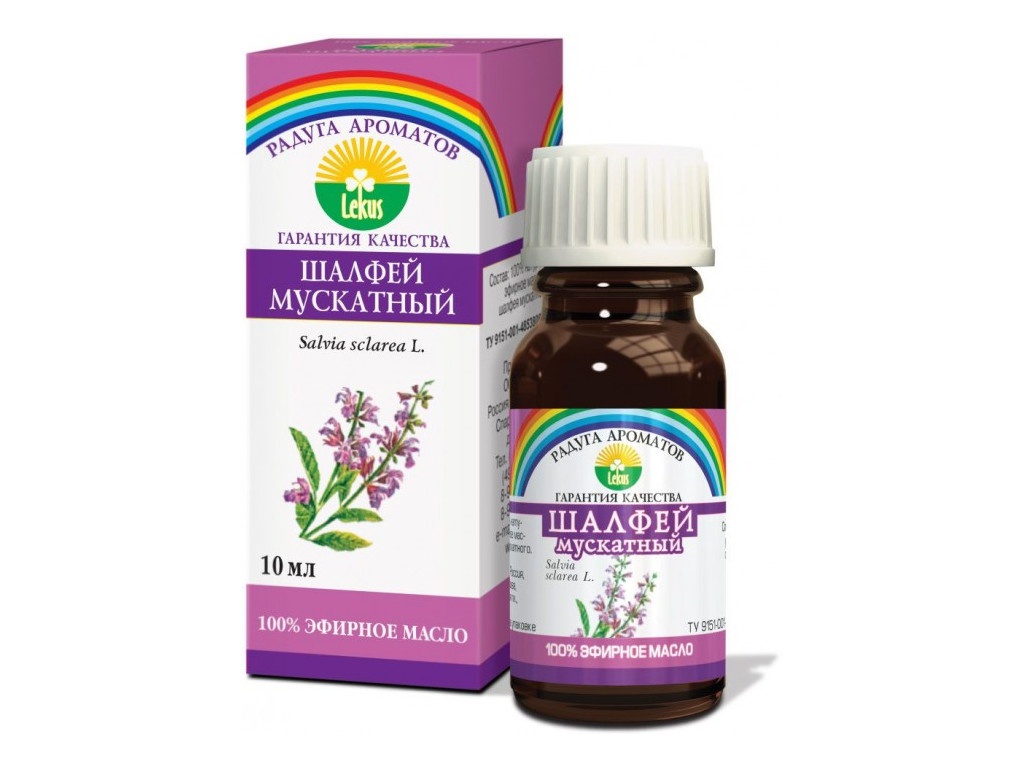 

Масло эфирное Lekus Шалфей мускатный 10ml 91745, Шалфей мускатный