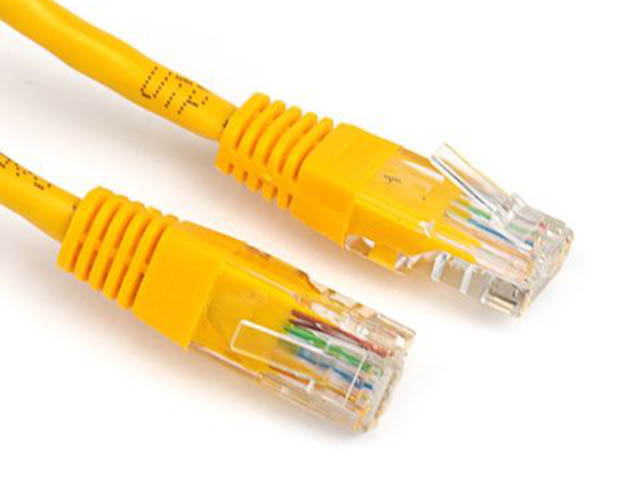 Сетевой кабель Ripo UTP cat.5e RJ45 0.5m Yellow 003-300021