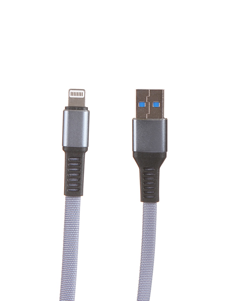 Аксессуар Maverick Textile & Metall C3 USB - Lightning 1.2m Grey ПSELAEP1820