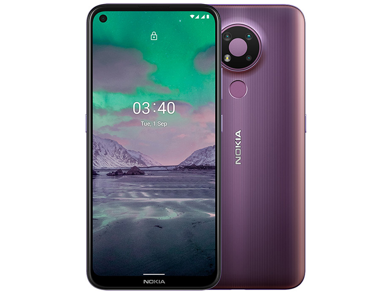 Сотовый телефон Nokia 3.4 3/64GB Dual sim Purple