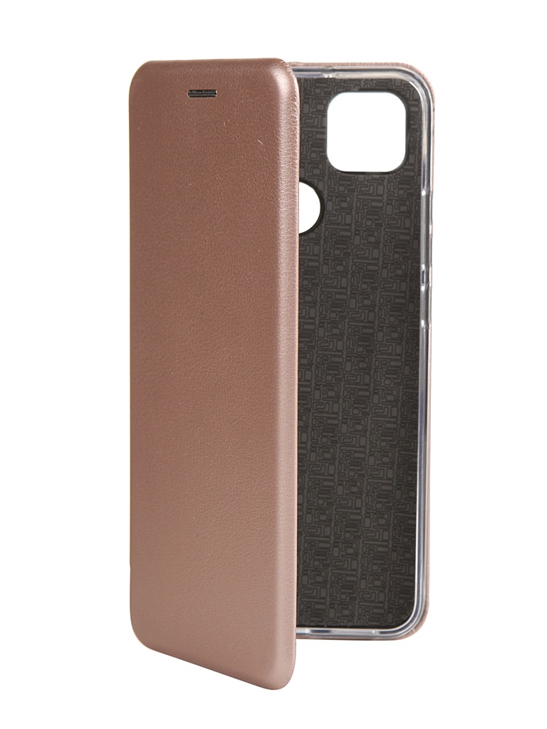 фото Чехол zibelino для xiaomi redmi 9c book pink-gold zb-xia-rdm-9c-pgld