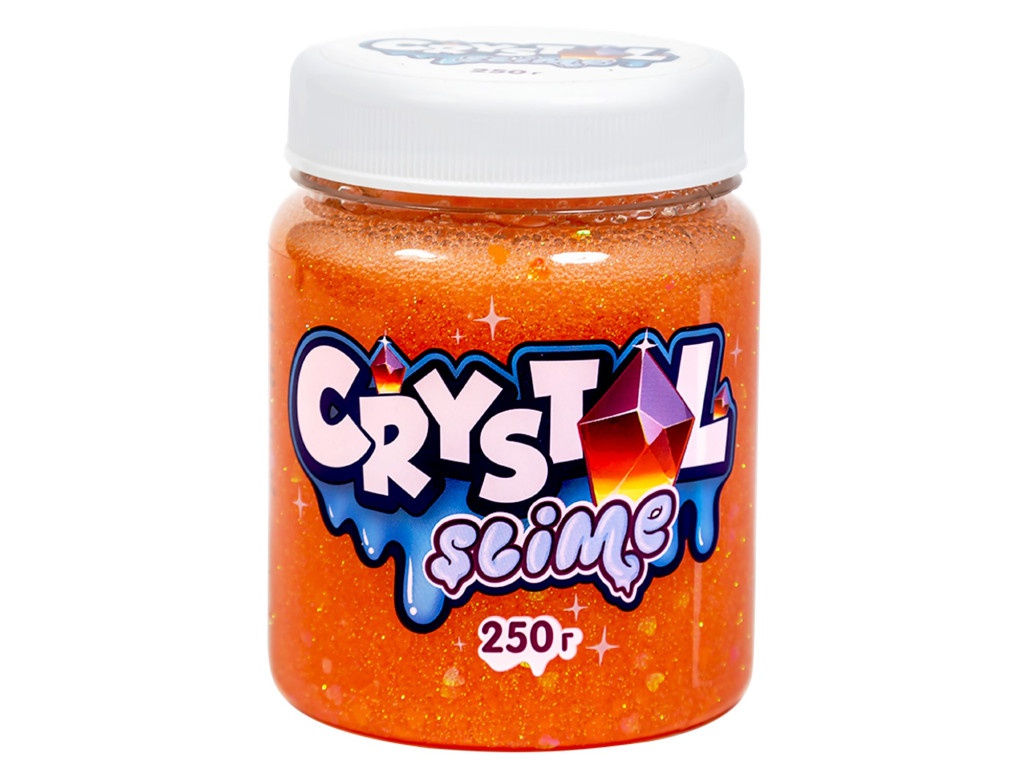 фото Слайм slime crystal 250g orange s500-10188