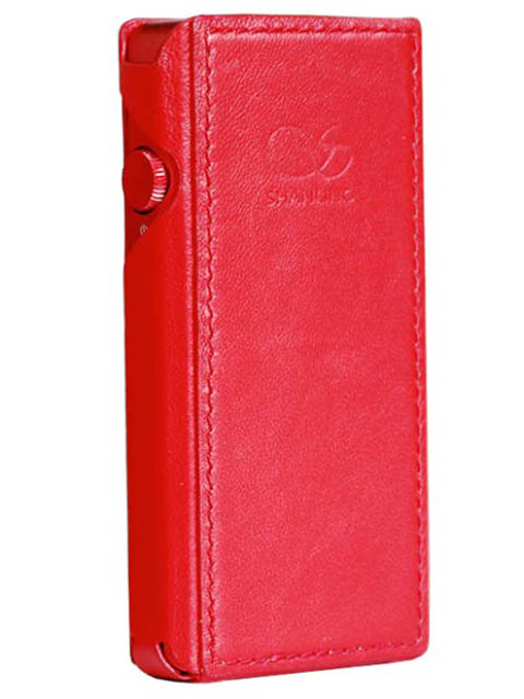 фото Чехол shanling для m5s leather case red