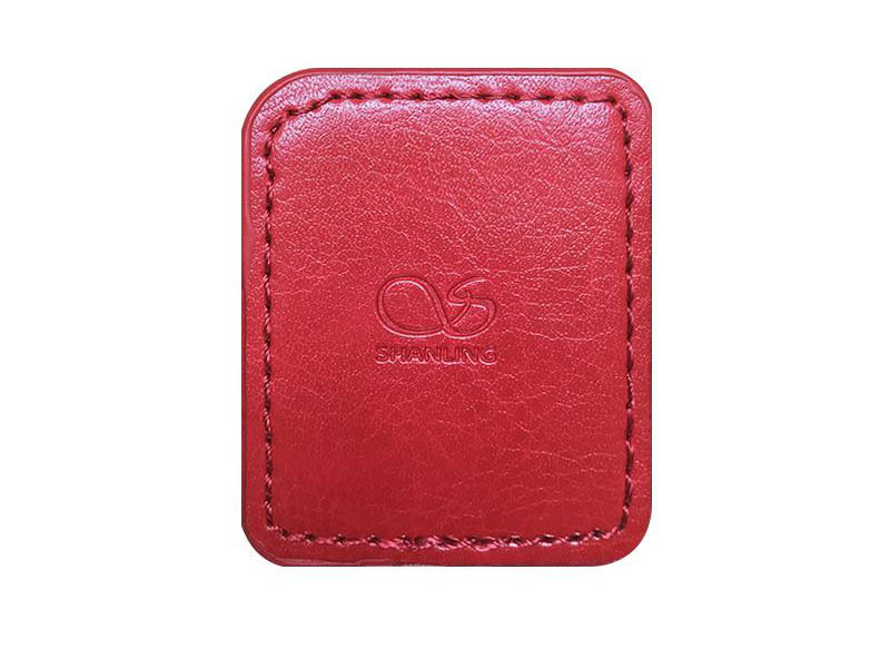 фото Чехол shanling для m0 leather case red