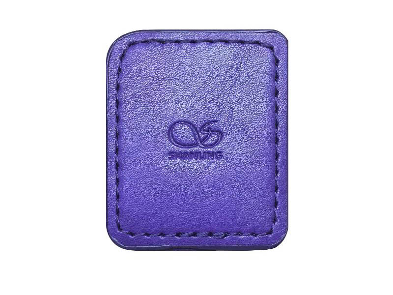 фото Чехол shanling для m0 leather case purple