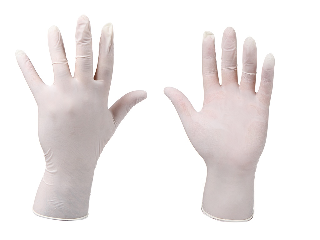 фото Перчатки латексные top glove опудренные размер s 5
