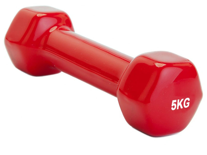 

Гантель Bradex 5кг Red SF 0167, SF 0167