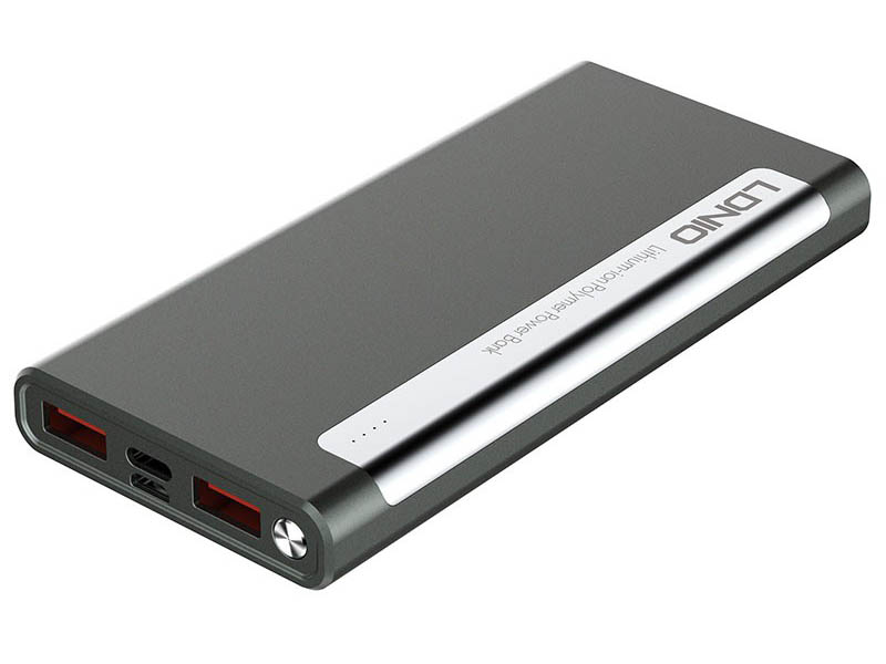 фото Внешний аккумулятор ldnio power bank pq1019 10000mah grey ld_b4332