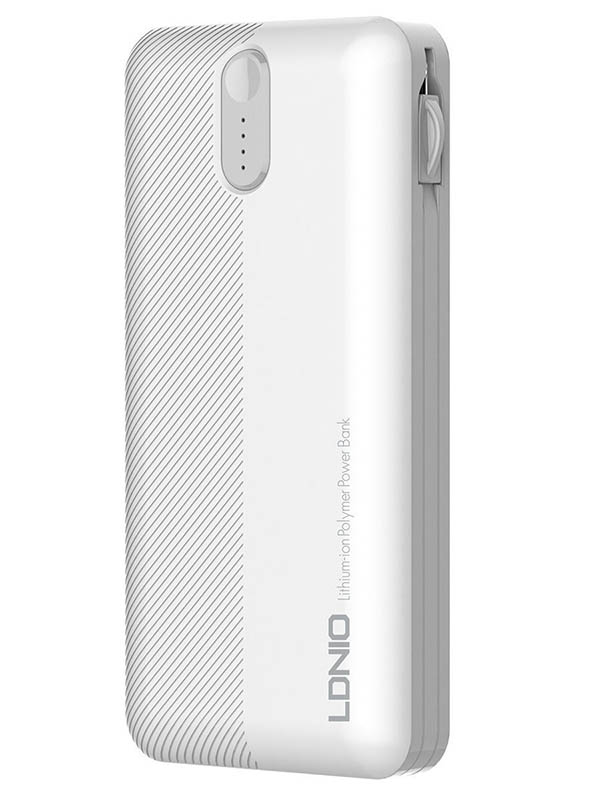 фото Внешний аккумулятор ldnio power bank pl1013 10000mah white ld_b4345