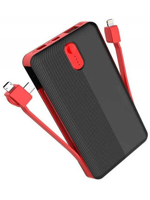 фото Внешний аккумулятор ldnio power bank pl1013 10000mah black-red ld_b4344