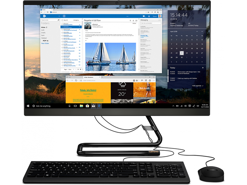 фото Моноблок lenovo ideacentre aio 3 24are05 f0ew001rrk (amd ryzen 7 4700u 2.0 ghz/8192mb/512gb ssd/dvd-rw/amd radeon graphics/wi-fi/bluetooth/cam/23.8/1920x1080/dos)