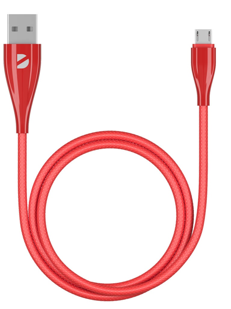 фото Аксессуар deppa usb - microusb 1m red 72287