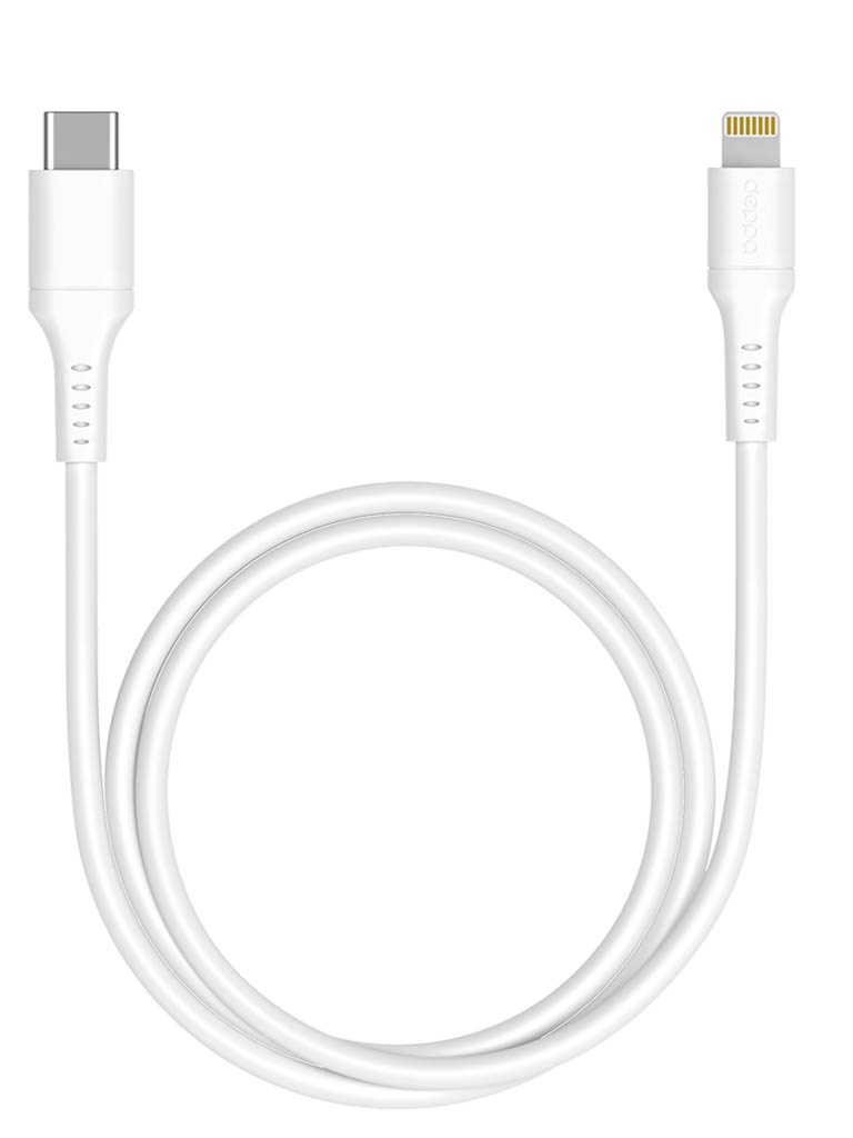 Аксессуар Deppa USB Type-C - Lightning MFI 1.2m White 72231