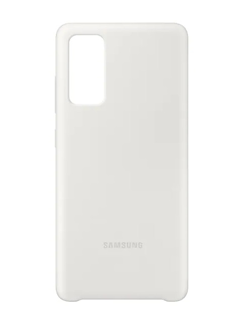 фото Чехол для samsung galaxy s20 fe silicone cover white ef-pg780twegru