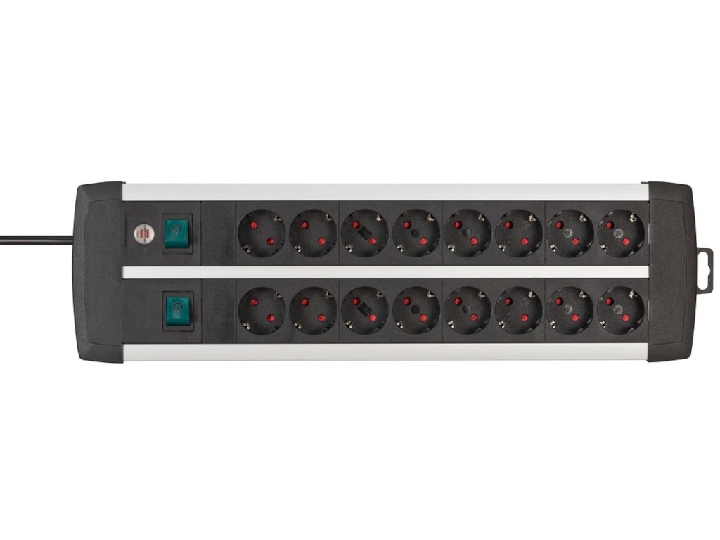 фото Удлинитель brennenstuhl premium-alu-line 16 sockets 3m 1391000916