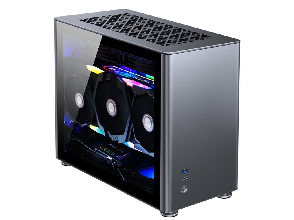 

Корпус Jonsbo A4 без БП Tempered Glass Grey, A4