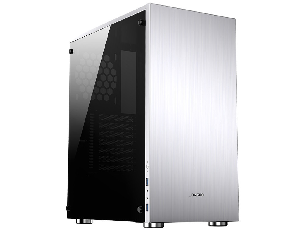 

Корпус Jonsbo C5 Tempered Glass Silver без БП, C5
