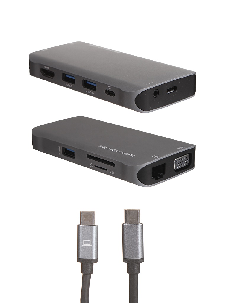 

Хаб USB Greenconnect Type-C Hub 10 in 1 GCR-VHUSDA45, GCR-VHUSDA45