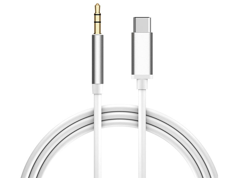 

Аксессуар GCR Type-C - AUX Jack 3.5mm White-Silver GCR-52328, GCR-52328