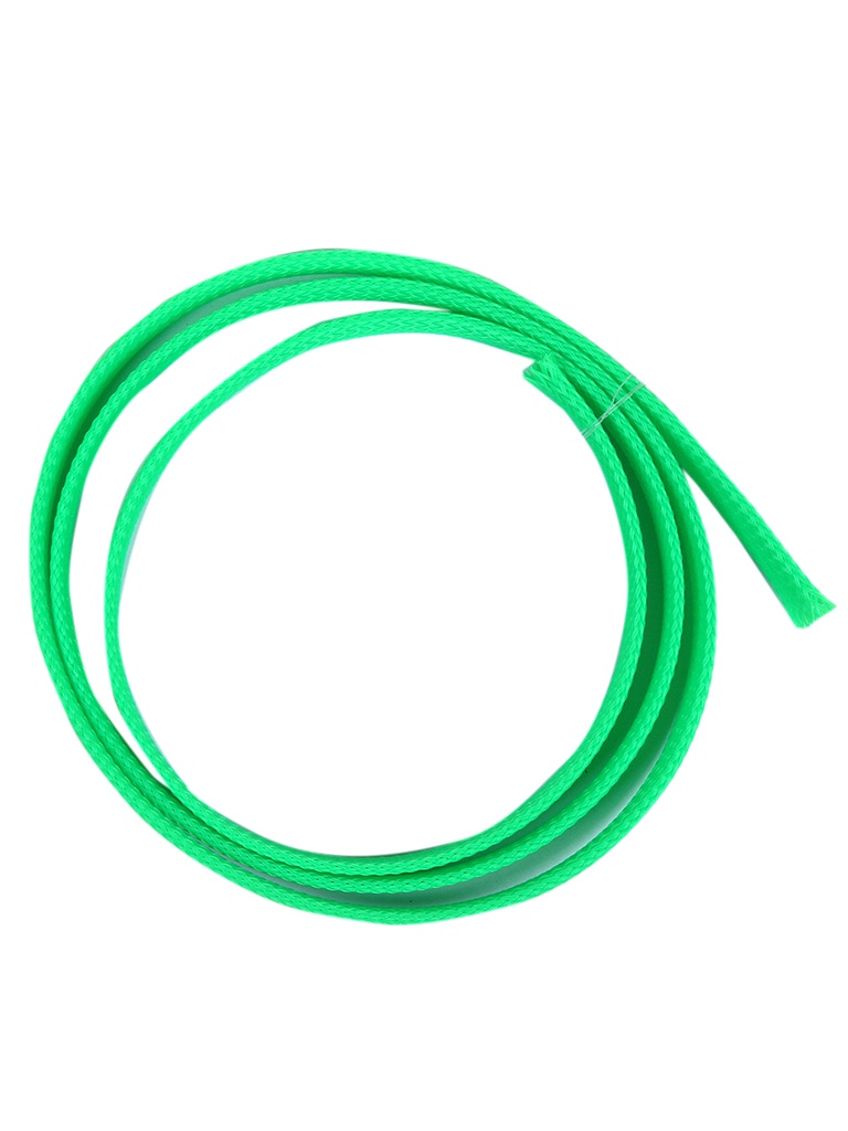 фото Оплётка для кабелей phobya flex sleeve 10mm 1m uv green 93031