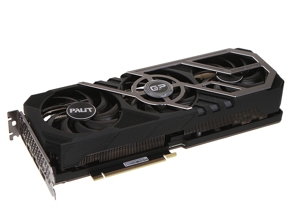 фото Видеокарта palit geforce rtx 3090 gaming pro oc 24g 1395mhz pci-e 4.0 24576mb 19500mhz 384-bit hdmi 3xdp ned3090s19sb-132ba