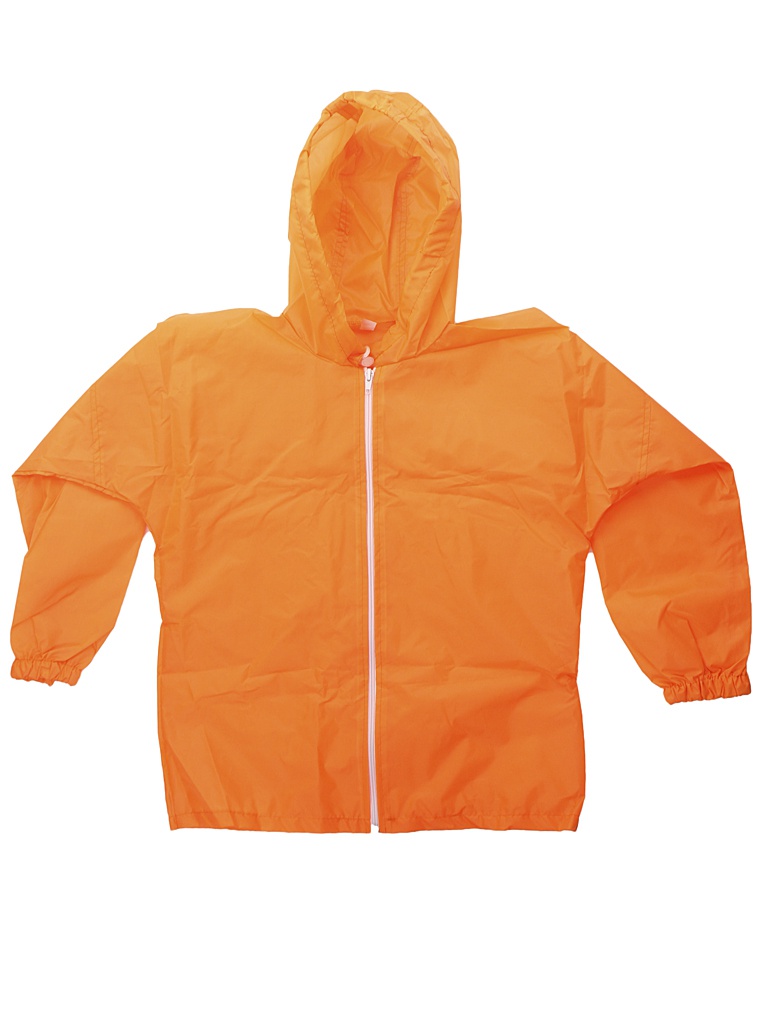 фото Куртка-ветровка детская русский дождевик промо рост 122-134cm orange fluor