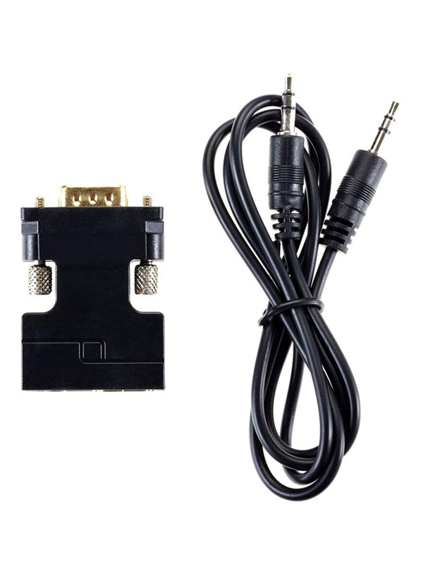 фото Аксессуар vcom hdmi/f - vga/m + audio ca336