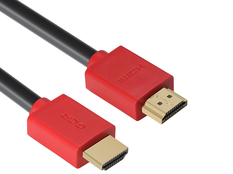 фото Аксессуар greenconnect hdmi v2.0 0.5m red gcr-hm451-0.5m