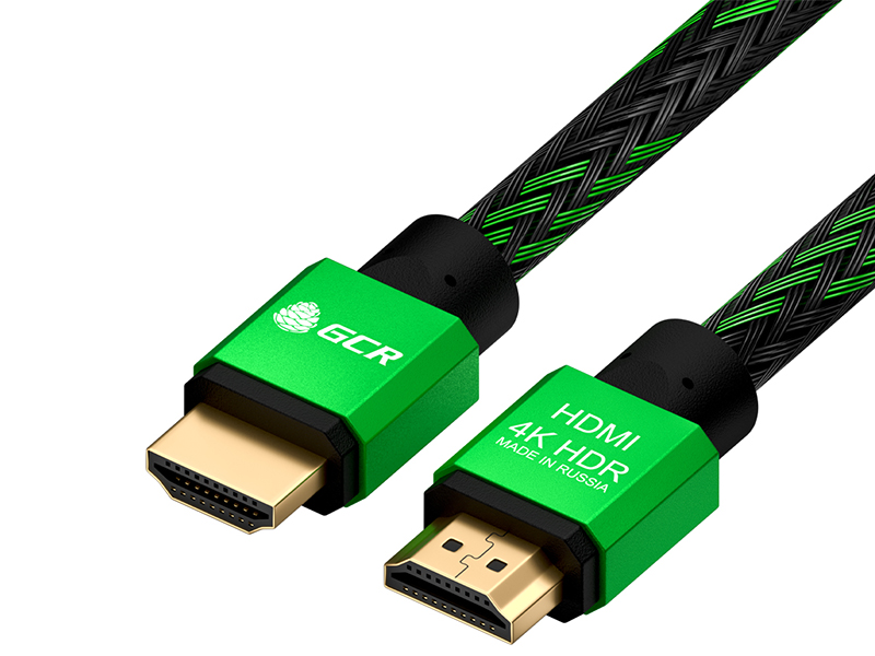 

Аксессуар Greenconnect Bicolor HDMI v2.0 0.3m Green GCR-52288, GCR-52288