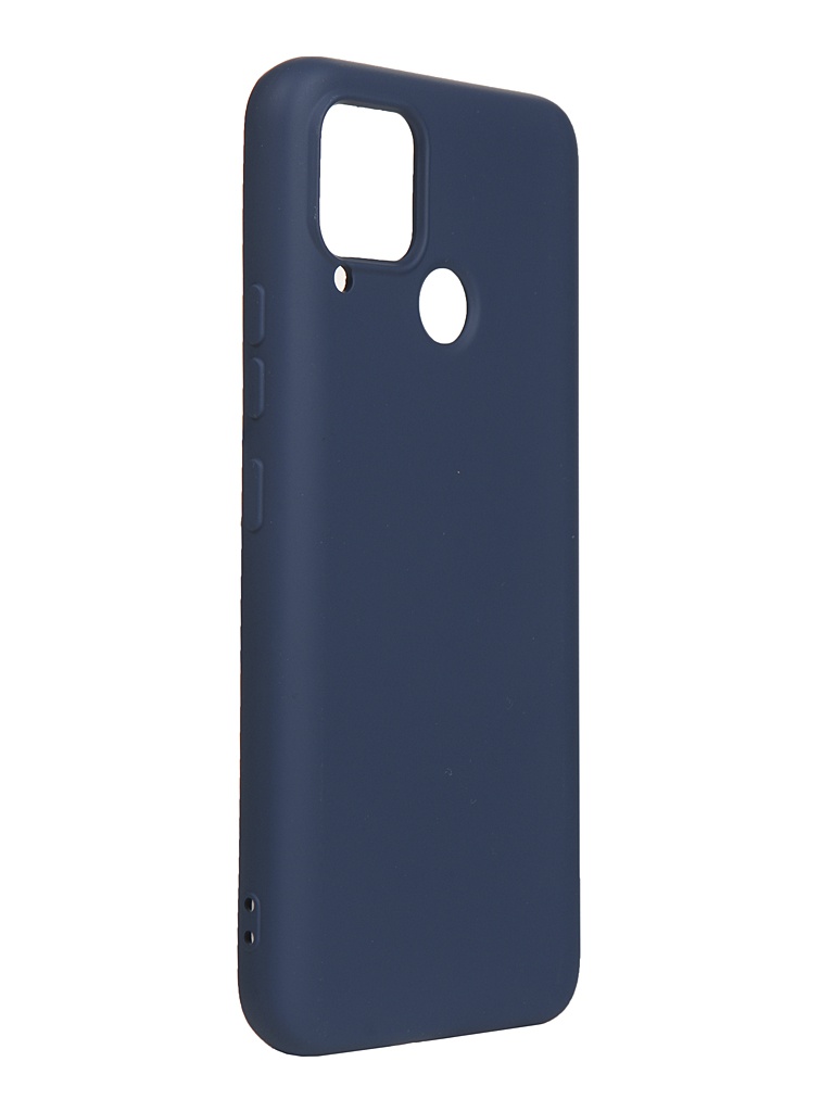 

Чехол с микрофиброй DF для Realme C15 Silicone Blue rmOriginal-06, rmOriginal-06