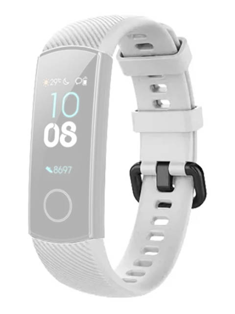 фото Aксессуар ремешок df для xiaomi mi band 4c / redmi band silicone white xiclassicband-05 df-group