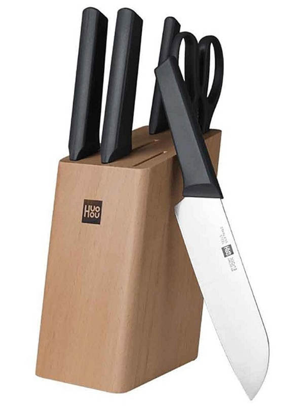 Набор ножей Xiaomi Huo Hou Fire Kitchen Steel Knife Set 6in1 HU00057
