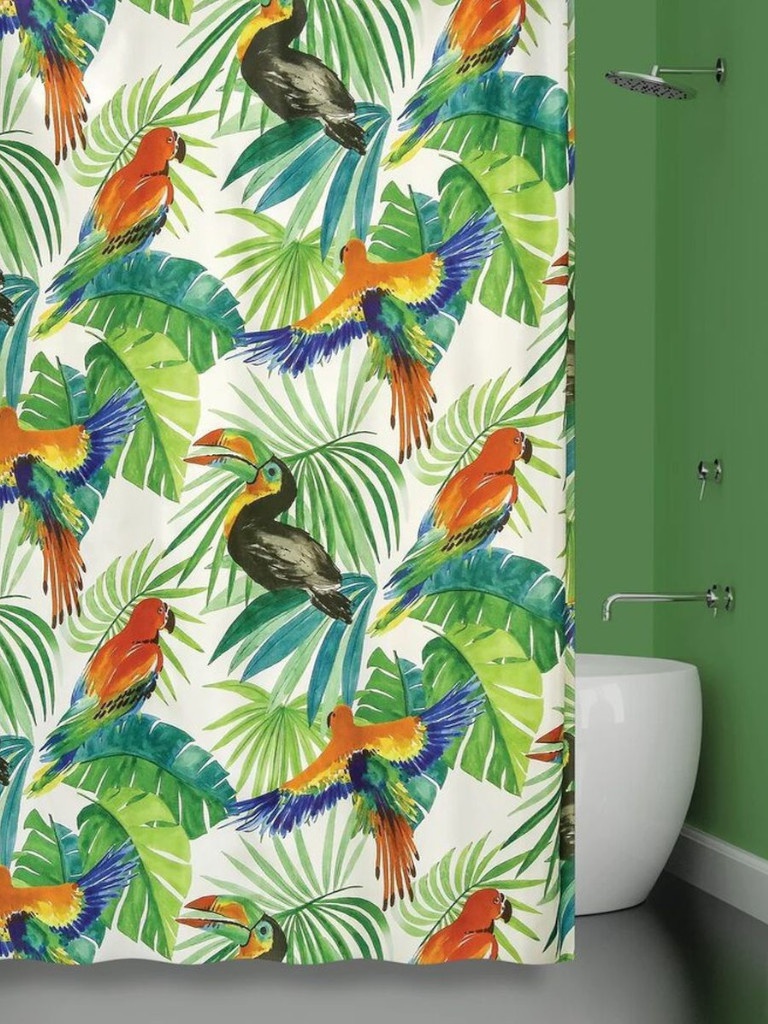 фото Шторка bath plus birds jungle 180x180cm ch-21255