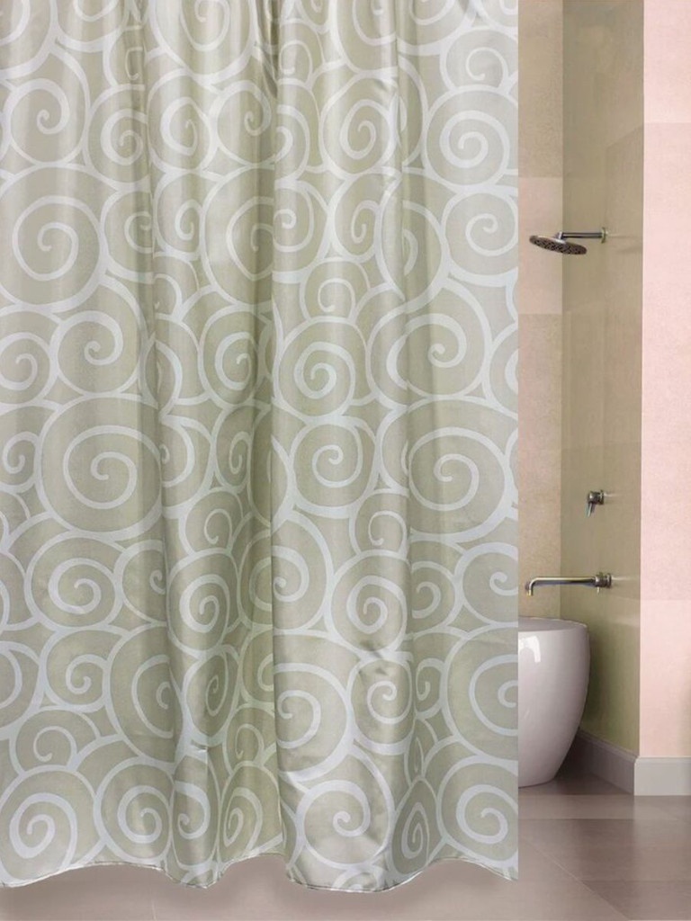 

Шторка Bath Plus Snail 180х200cm Beige-Grey ch1366/8, ch1366/8