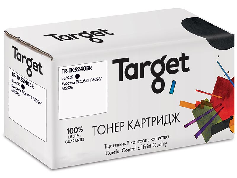 Картридж Target TR-TK5240Bk Black для Kyocera ECOSYS P5026/M5526
