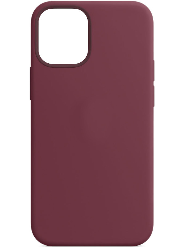 фото Чехол для apple iphone 12 mini silicone case with magsafe plum mhkq3ze/a