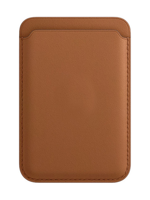 фото Чехол-бумажник apple iphone leather wallet with magsafe saddle brown mhlr3ze/a