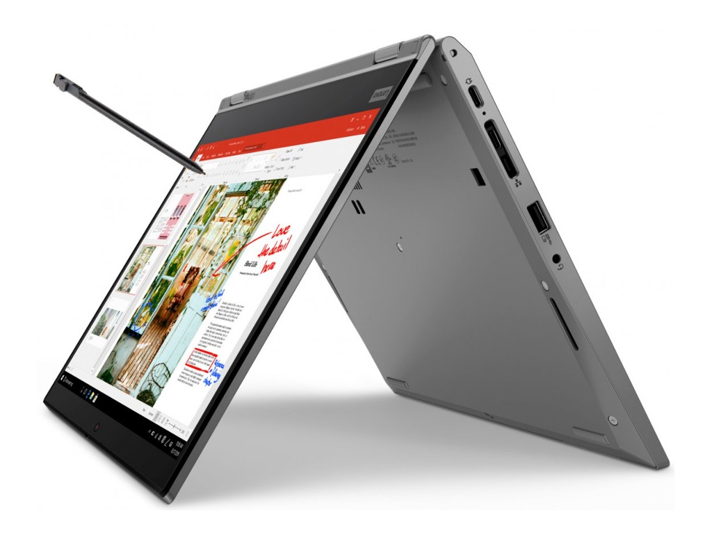 фото Ноутбук lenovo thinkpad l13 yoga 20r50006rt (intel core i5-10210u 1.6ghz/8192mb/256gb ssd/intel uhd graphics/wi-fi/bluetooth/cam/13.3/1920x1080/touchscreen/windows 10 pro 64-bit)